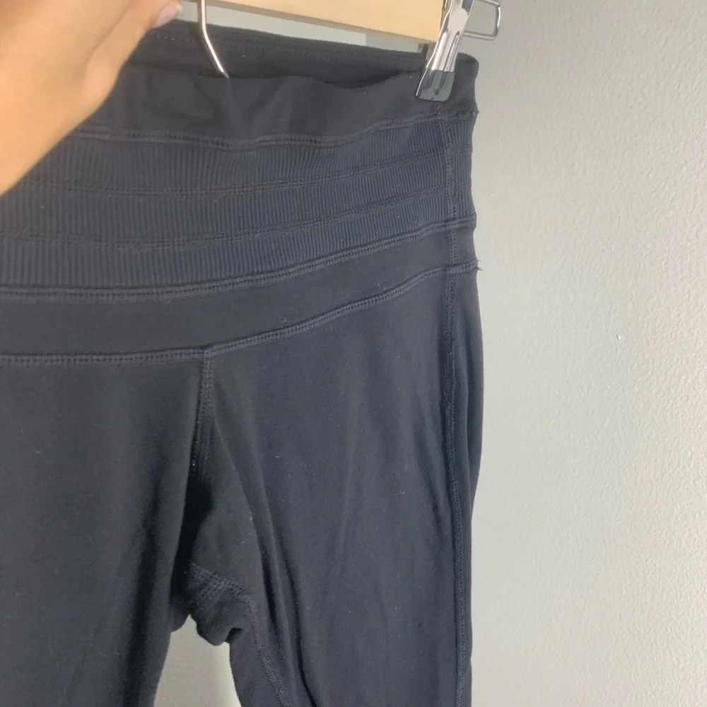 Prana Olympia Knicker Yoga Leggings Cropped Black - Picture 5 of 11